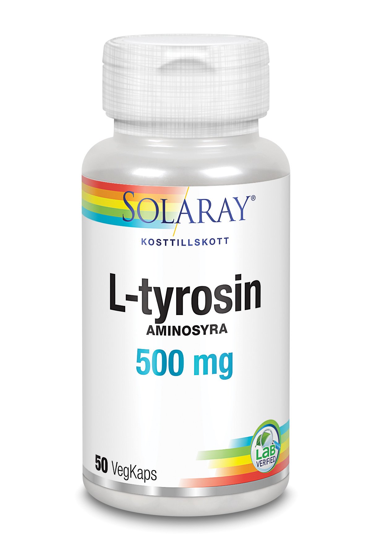 Solaray L-tyrosin 50 kapslar