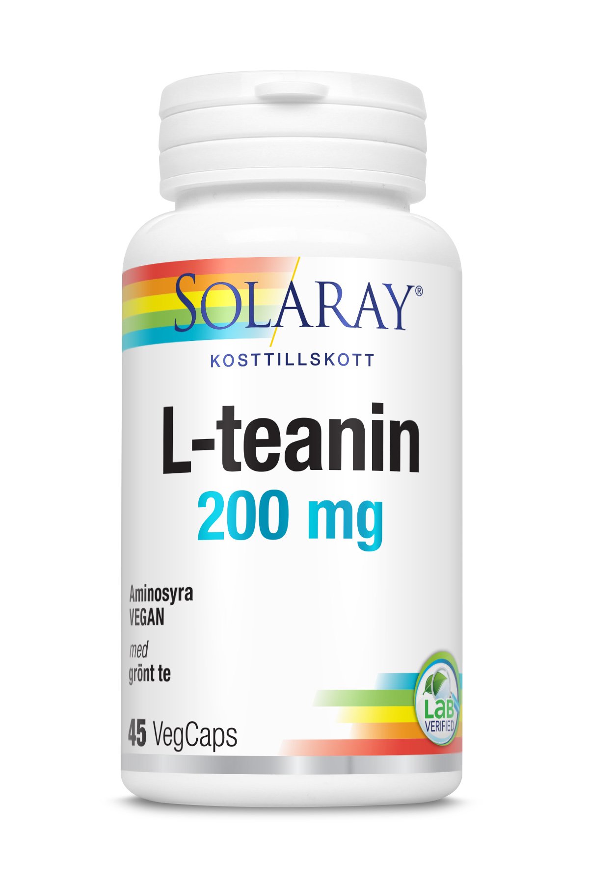 Solaray Teanin 200 mg 45 kapslar