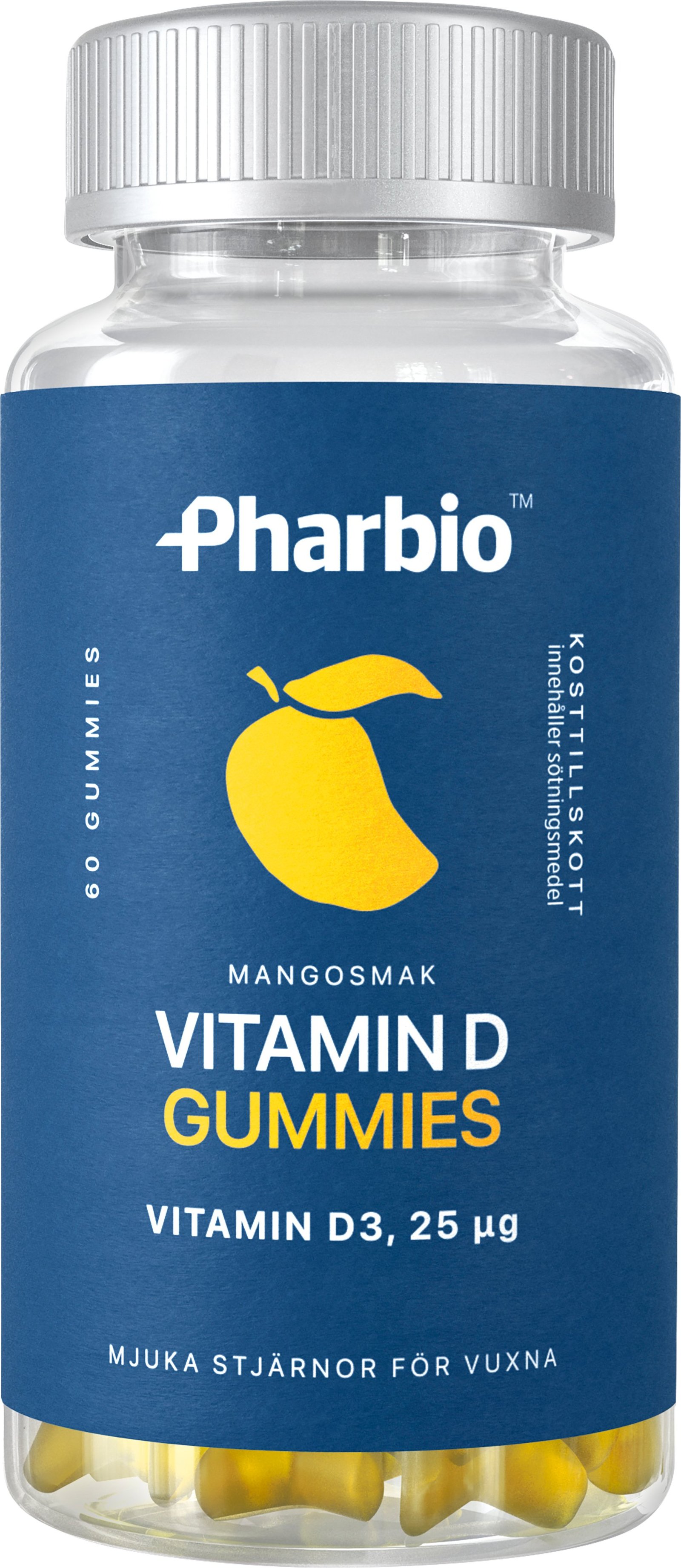 Pharbio Vitamin D Gummies 60 tuggtabletter