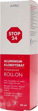 Stop 24 Antiperspirant Roll On 60 ml