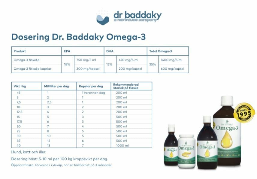Dr Baddaky Omega-3 200 ml