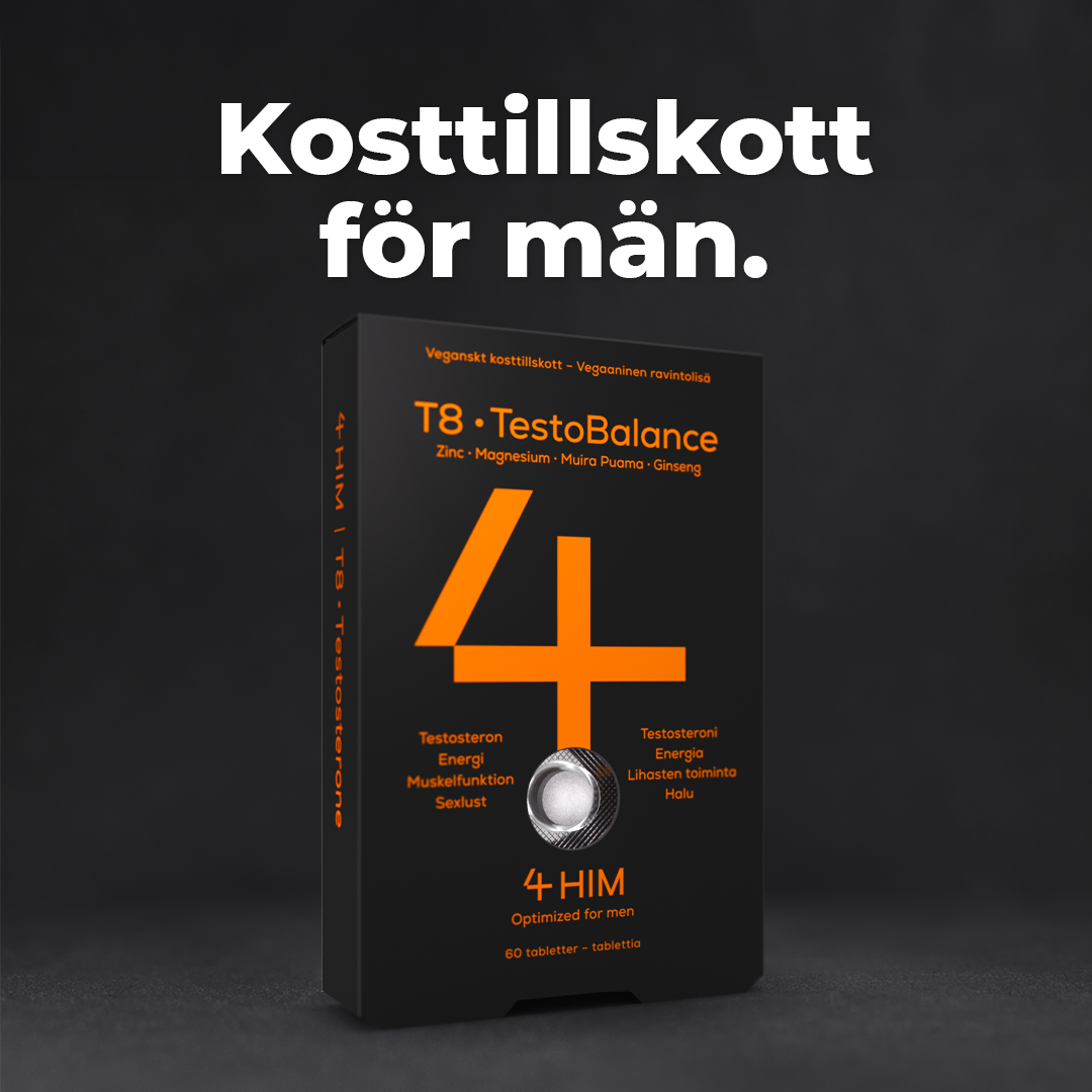 4Him T8 TestoBalance Kosttillskott 60 tabletter