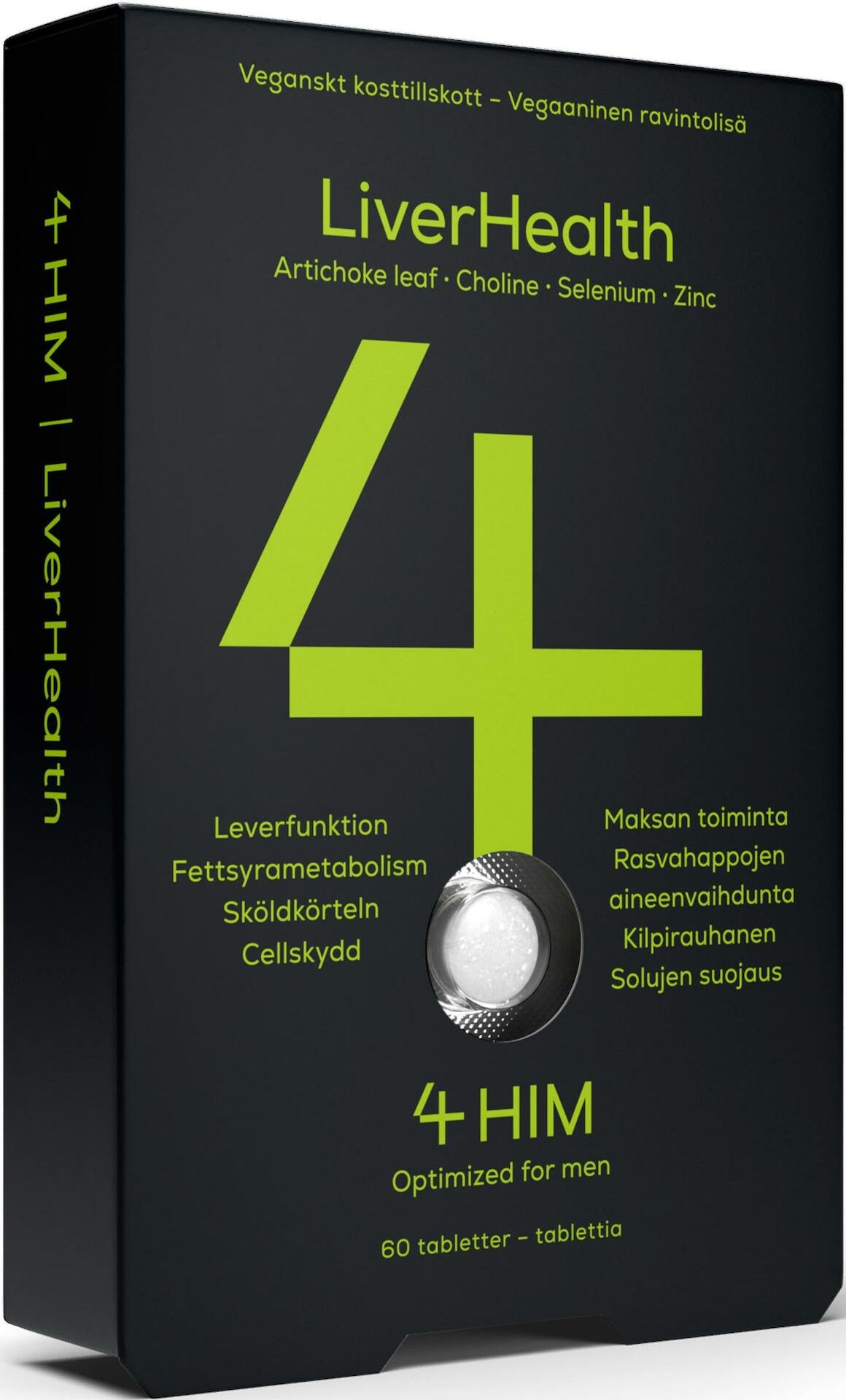 4Him LiverHealth Kosttillskott 60 tabletter