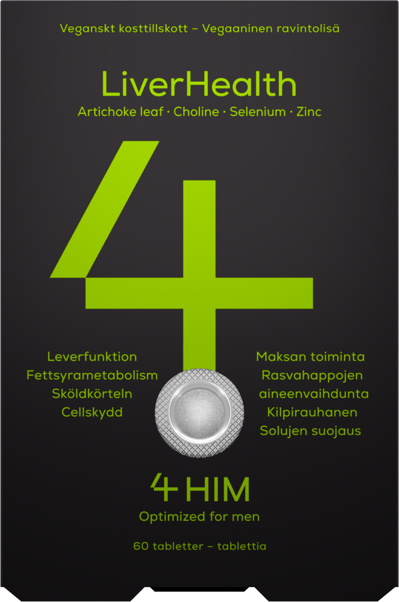 4Him LiverHealth Kosttillskott 60 tabletter