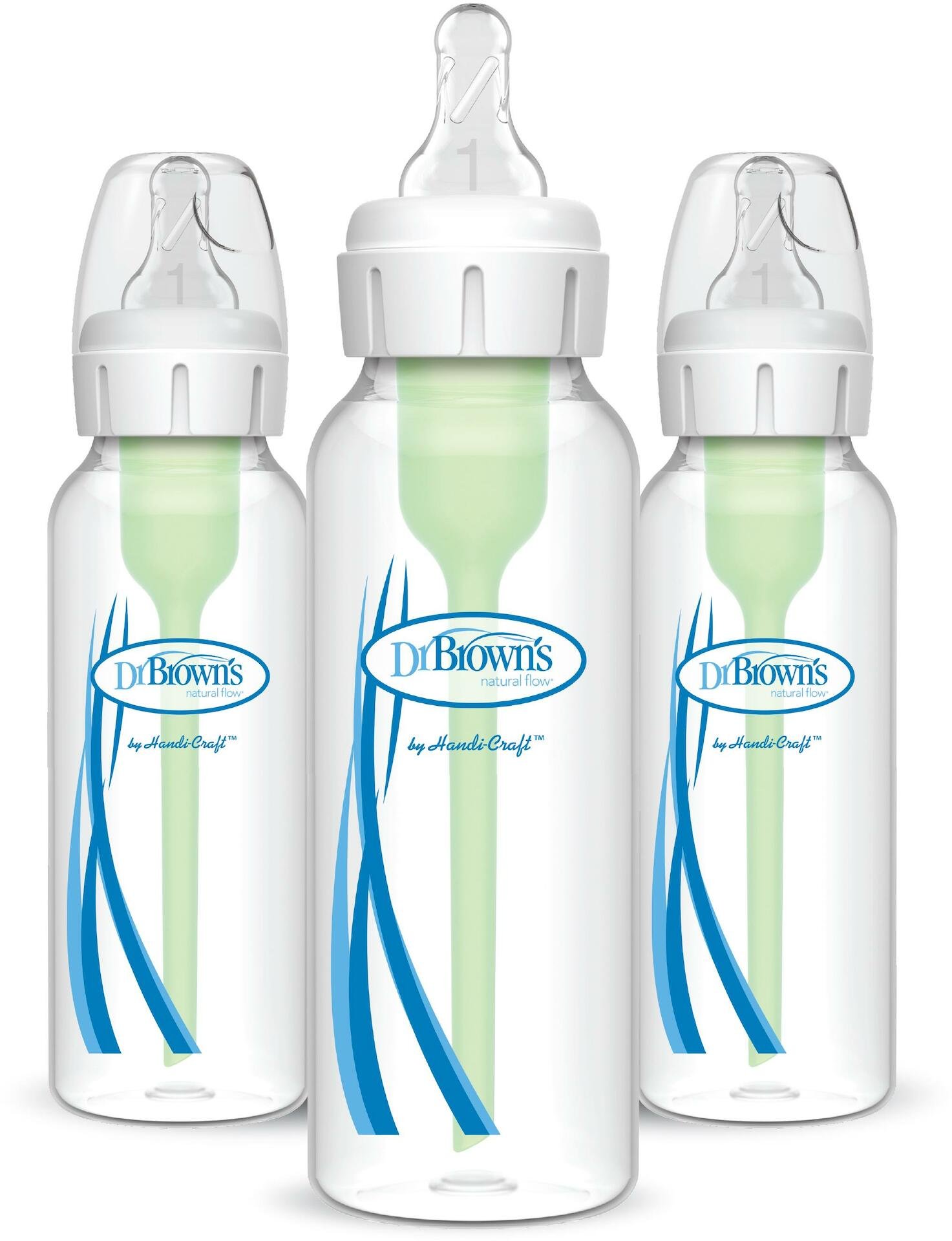 Dr.Brown´s Narrow-Neck Options+ Nappflaska 0mån+ 250 ml x 3 st