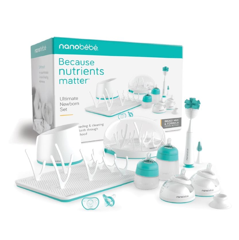 Nanobébé Ultimate Newborn Set Matning & Rengöring Turkos 1 st