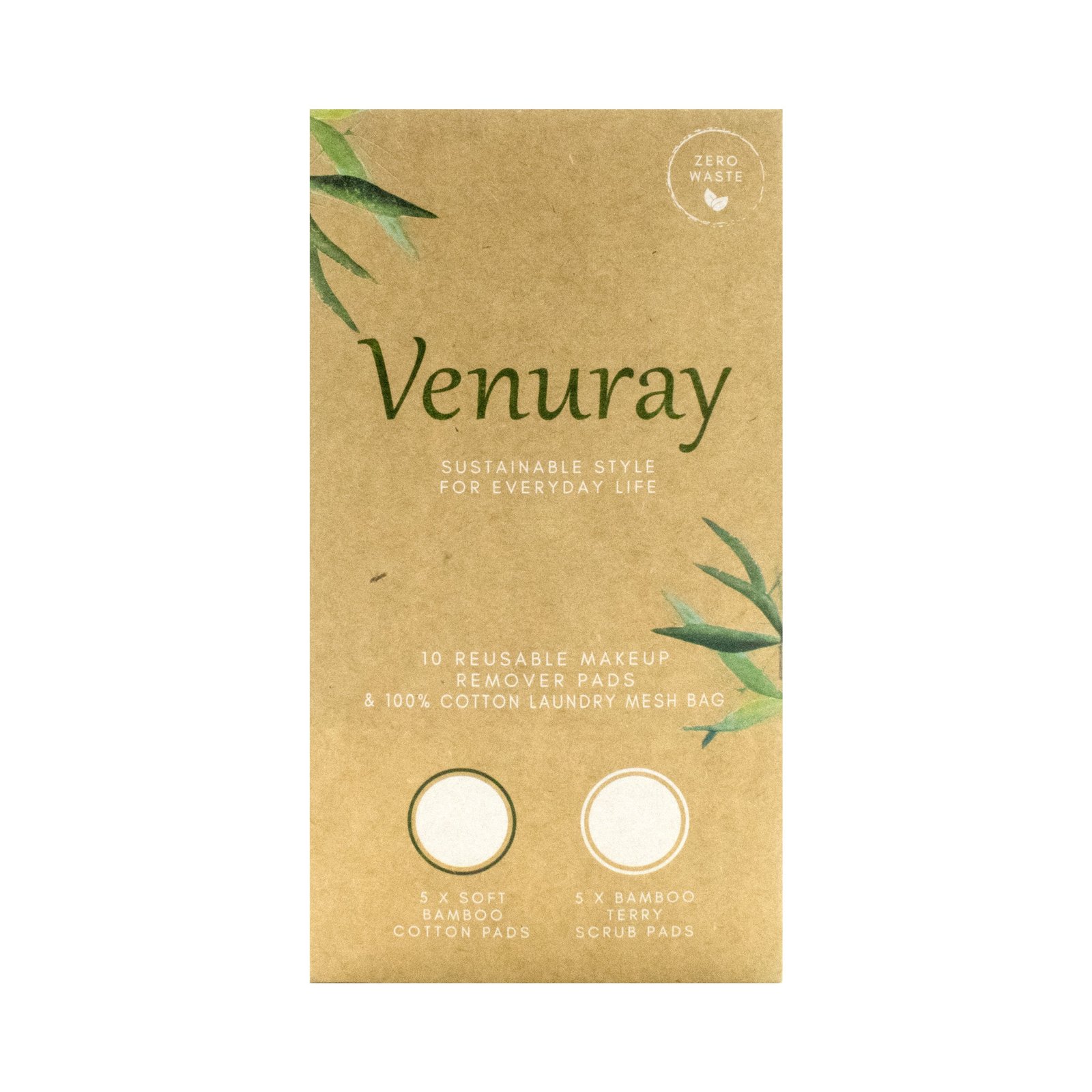 Venuray Tvättbara Makeup Pads 10 st