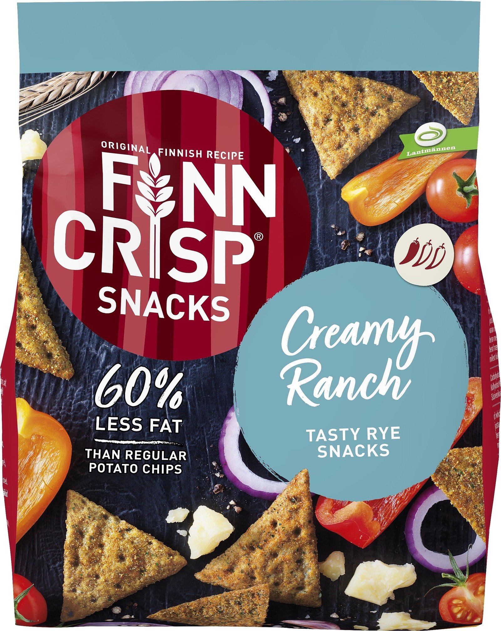 FINN CRISP Rye Snacks Creamy Ranch 150 g
