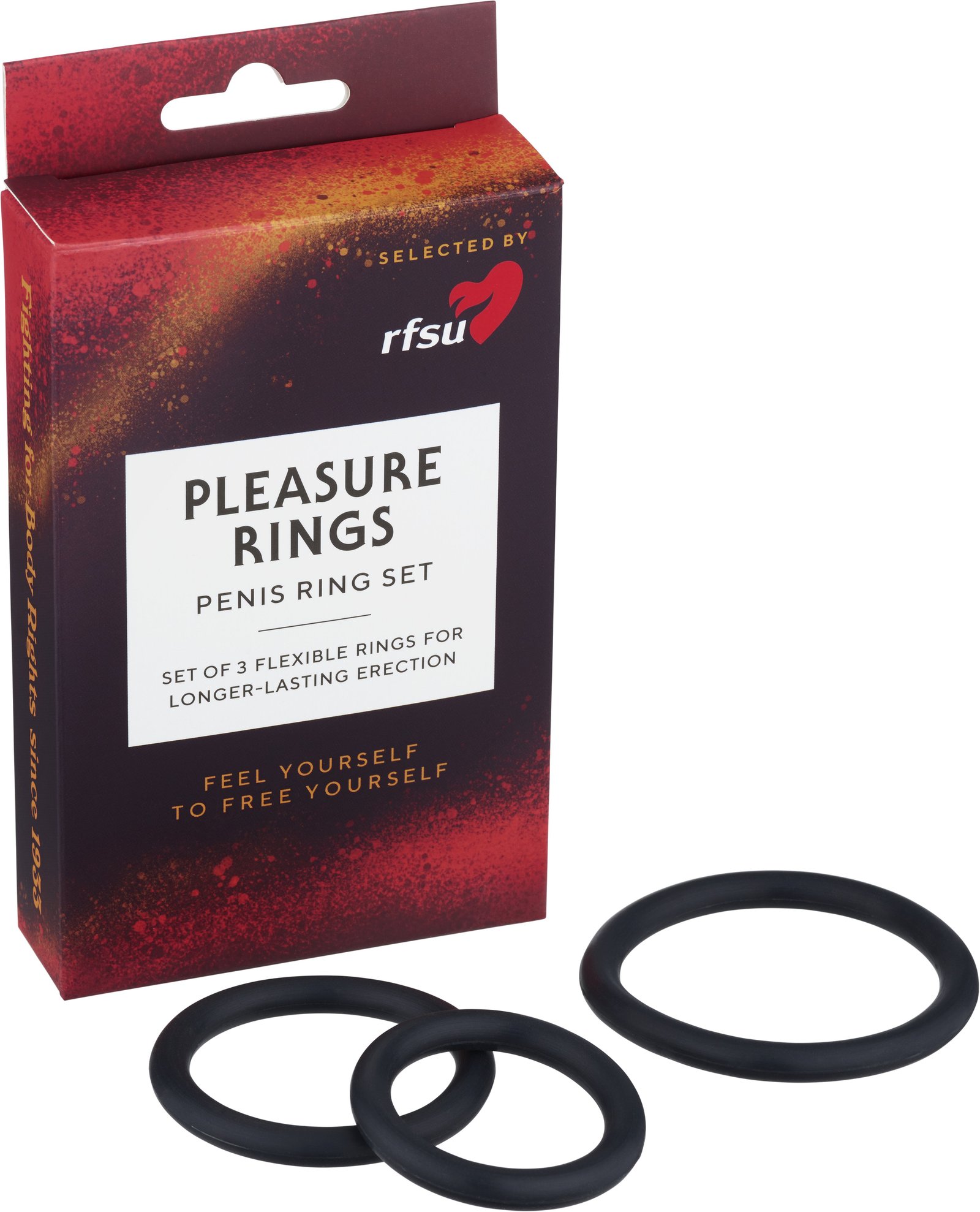 RFSU Pleasure Rings Penisringar 3 st