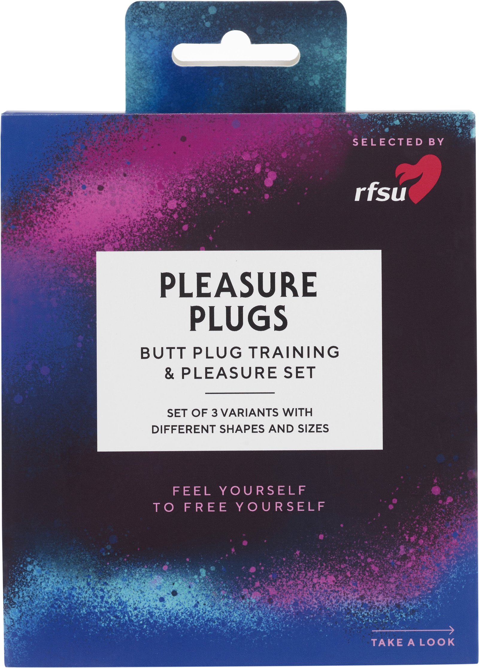 RFSU Pleasure Plugs Analpluggar Silikon 3 st