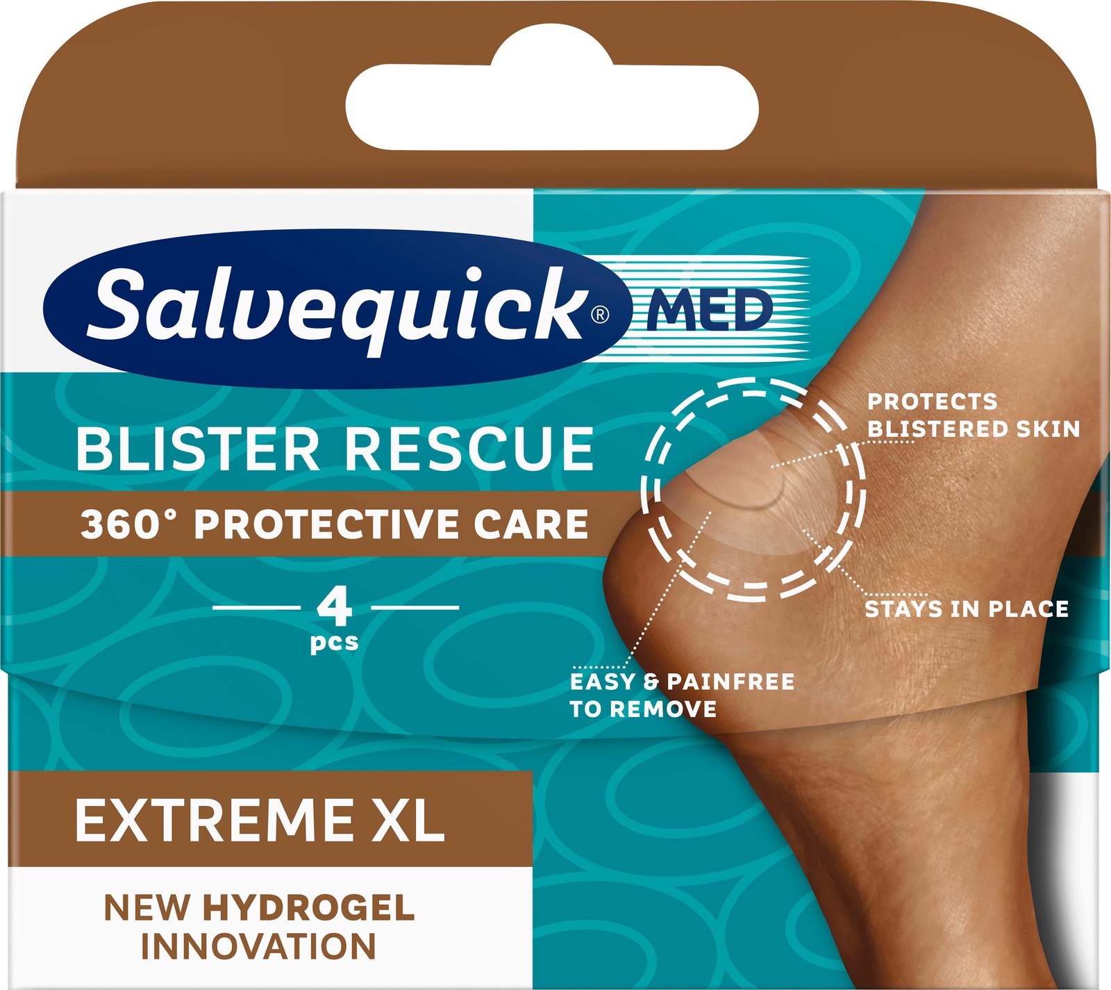 Salvequick MED Blister Rescue Extreme XL 4 st