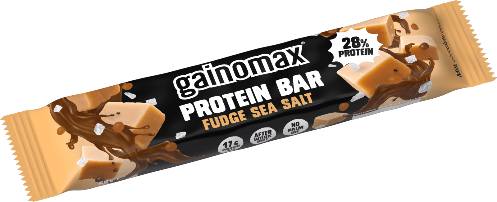 Gainomax Protein Bar Fudge Sea Salt 60g