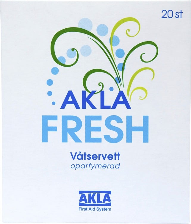 AKLA Fresh våtservett oparfymerad 20 st