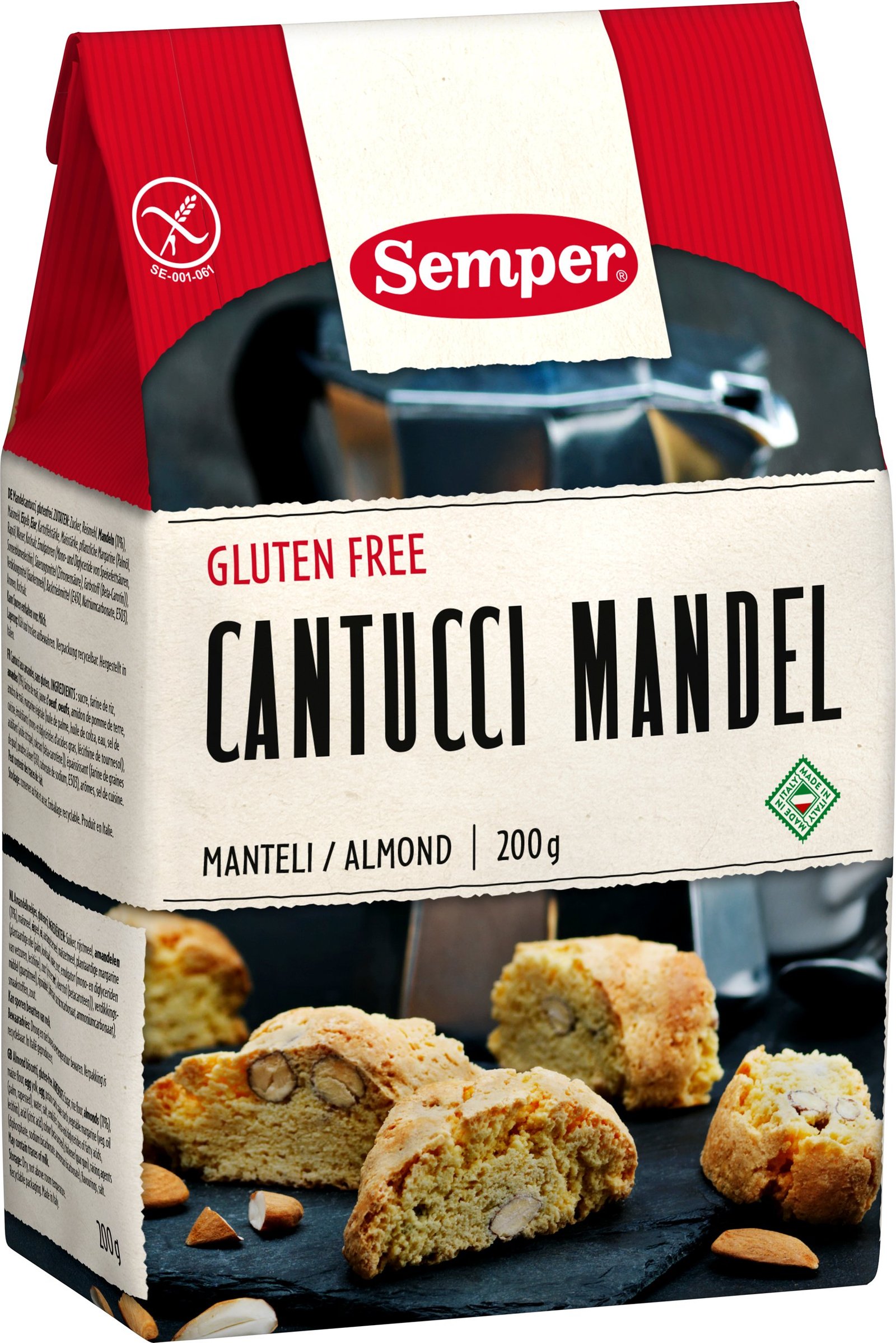 Semper Cantucci Mandel Glutenfri 200 g