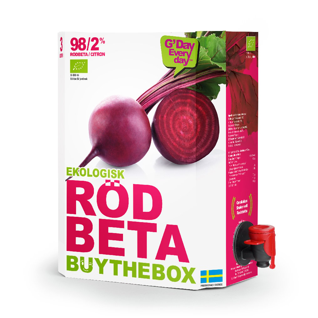 Buy The Box Rödbetsjuice 3 liter