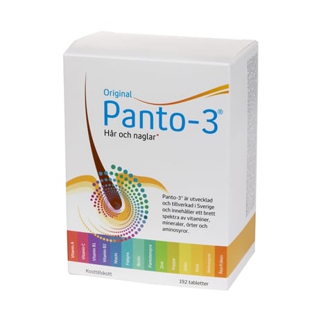 Panto-3 Original Hår & Naglar 192 tabletter