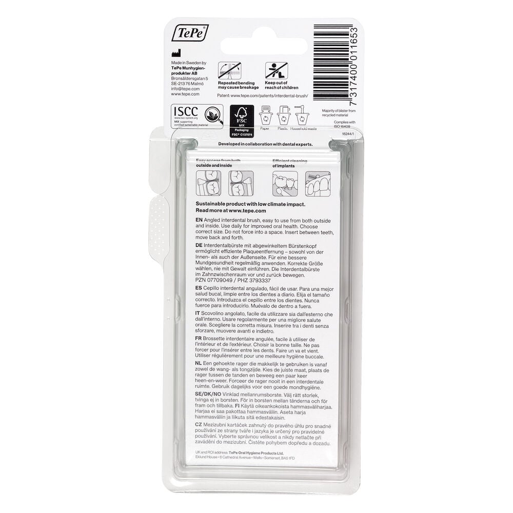 TePe Angle Vinklad Mellanrumsborste Mixpack 6-pack