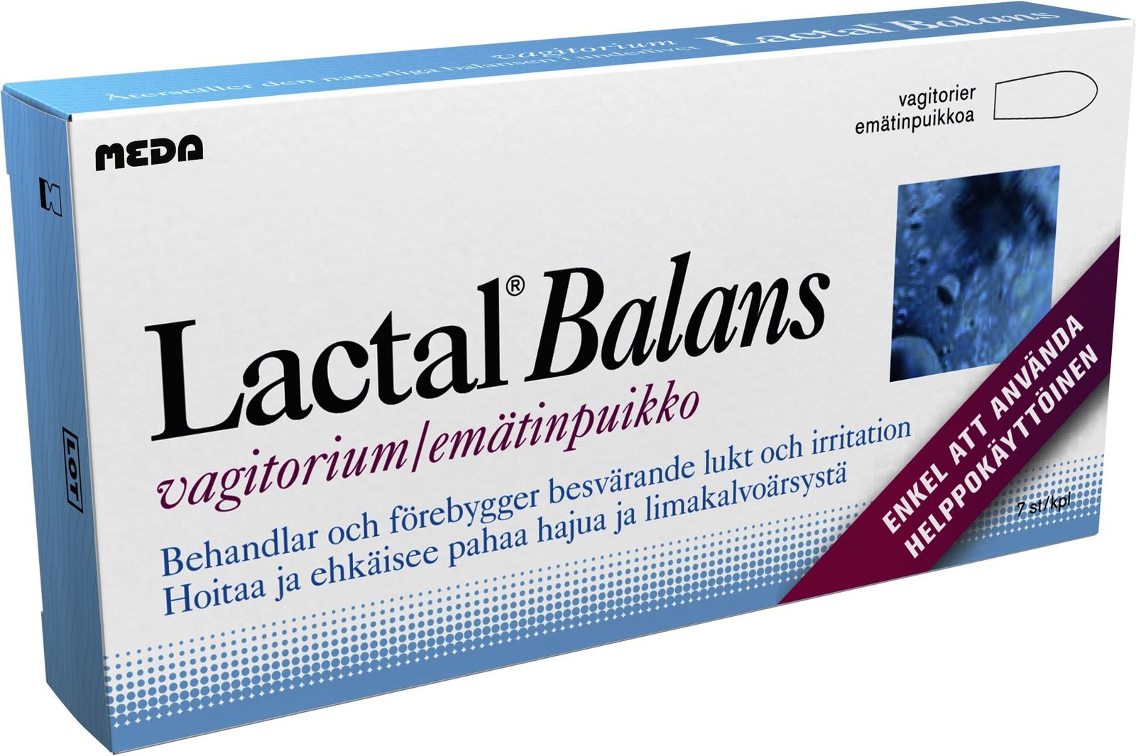 Lactal Underlivsbesvär Vagitator 7st