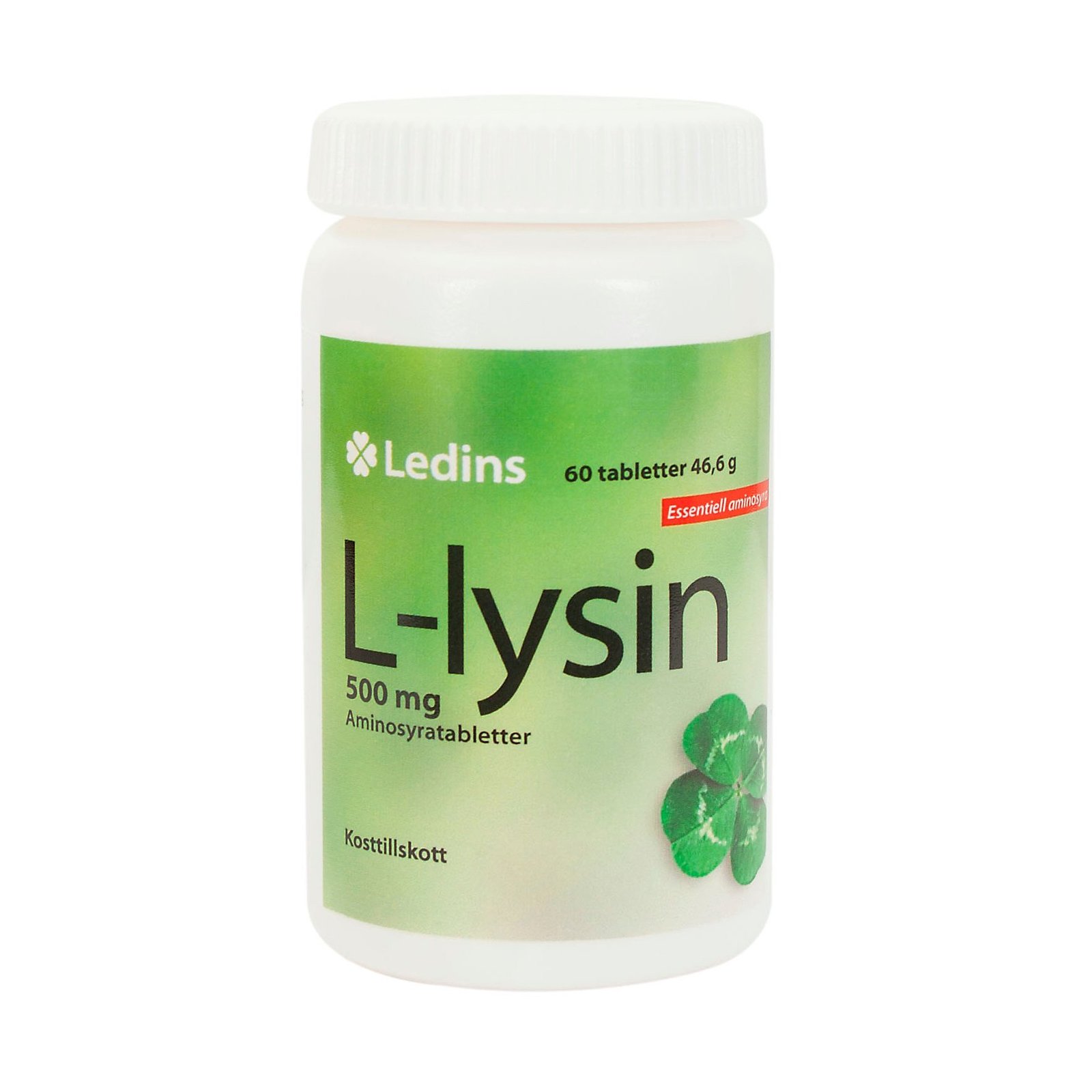 Ledins L-Lysin 500 mg 60 tabletter