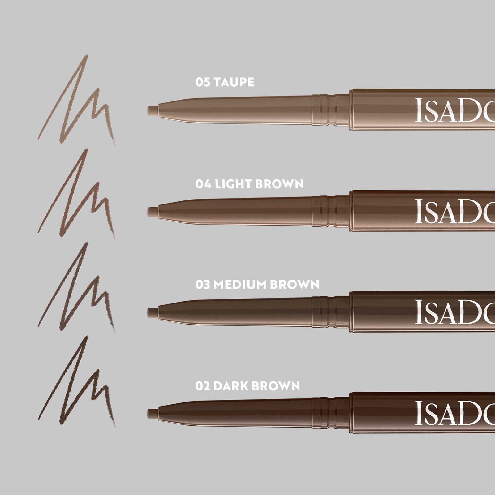 IsaDora The Precision Brow Pen, Definition & Waterproof 02 Dark Brown