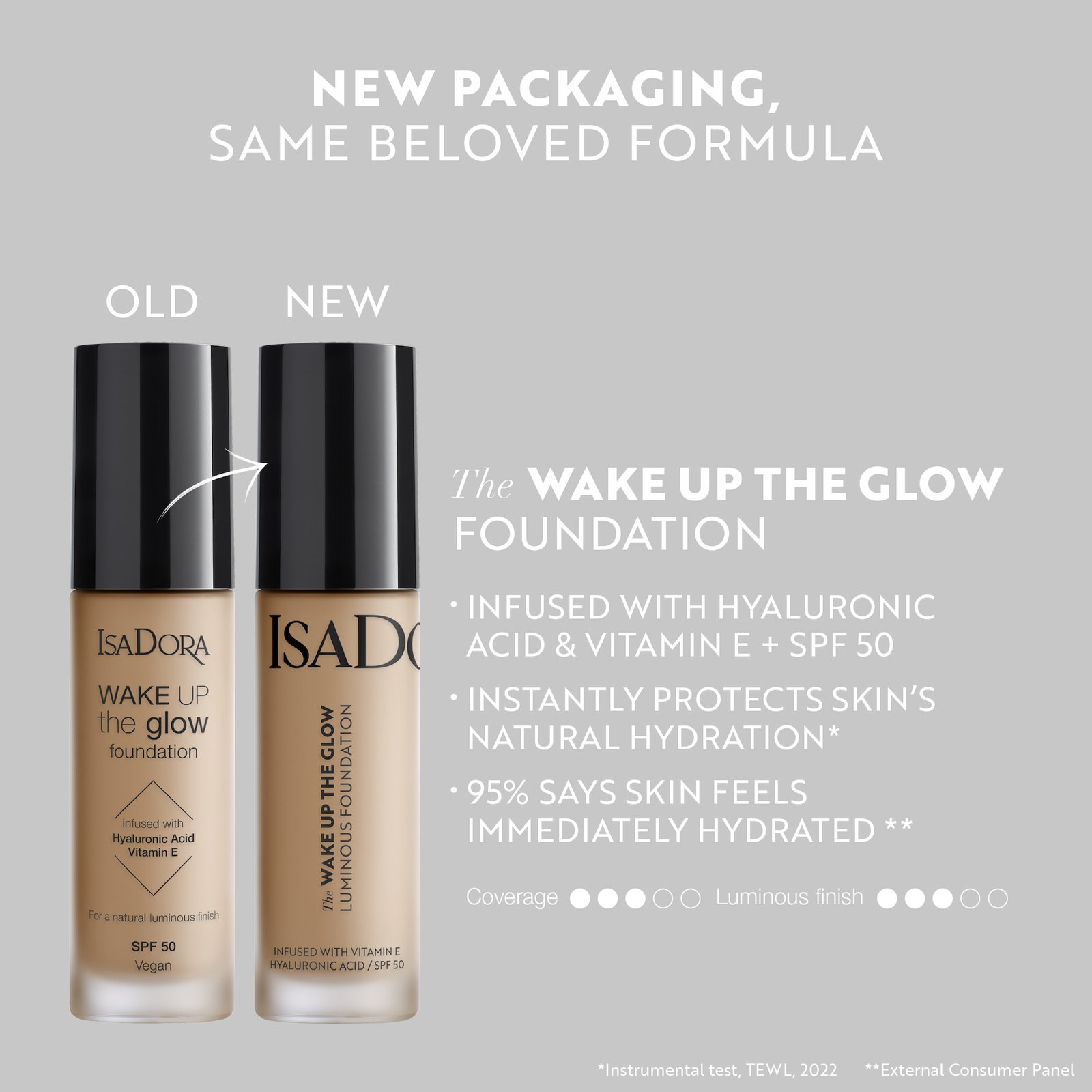 IsaDora Wake Up the Glow Foundation 9C 30 ml