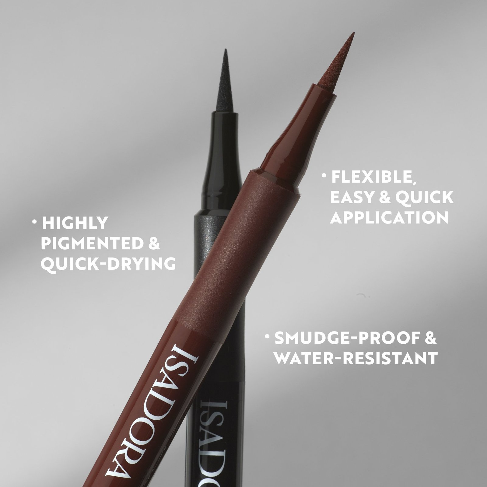 IsaDora Flex Tip Eyeliner Matt Black 1,2 ml