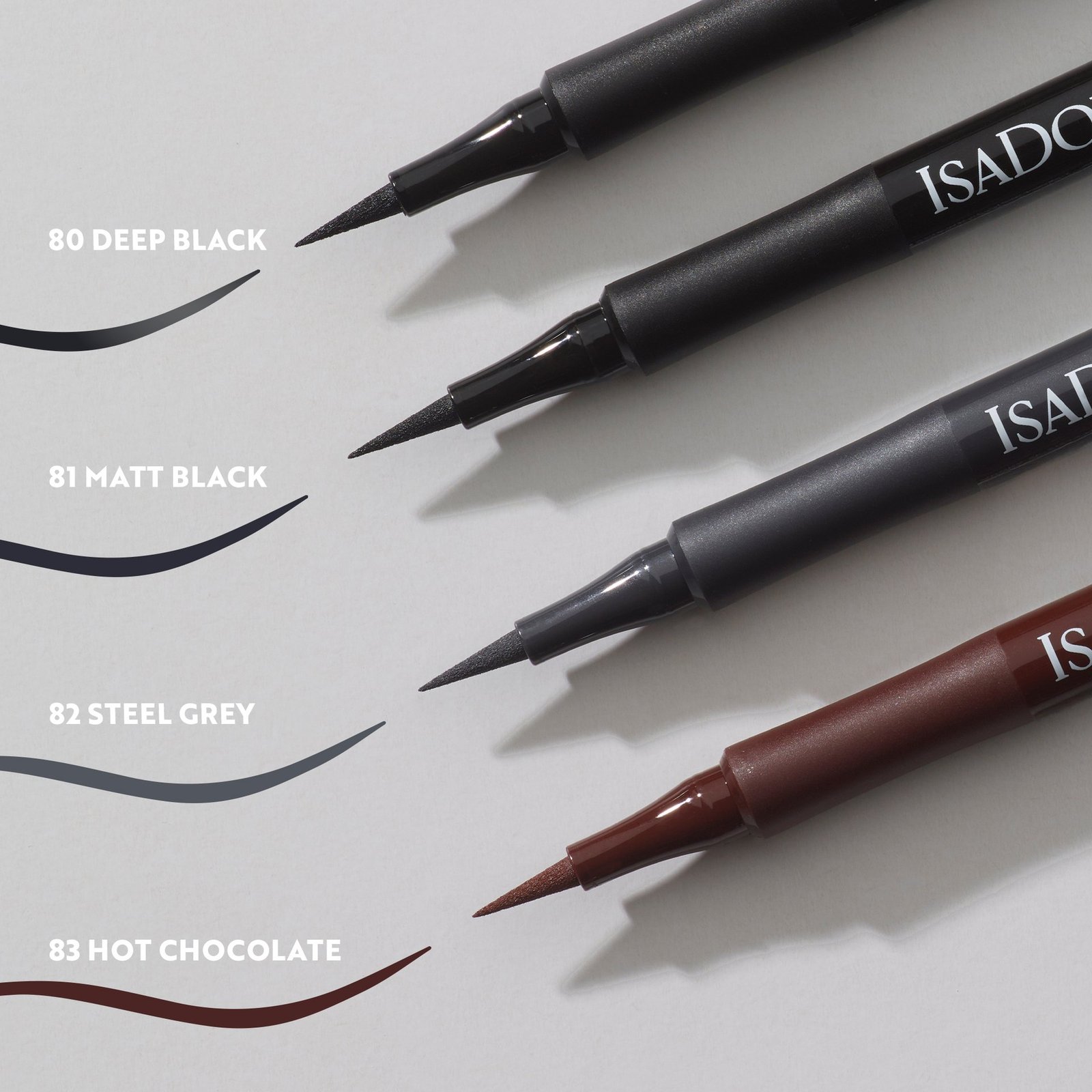 IsaDora Flex Tip Eyeliner Matt Black 1,2 ml