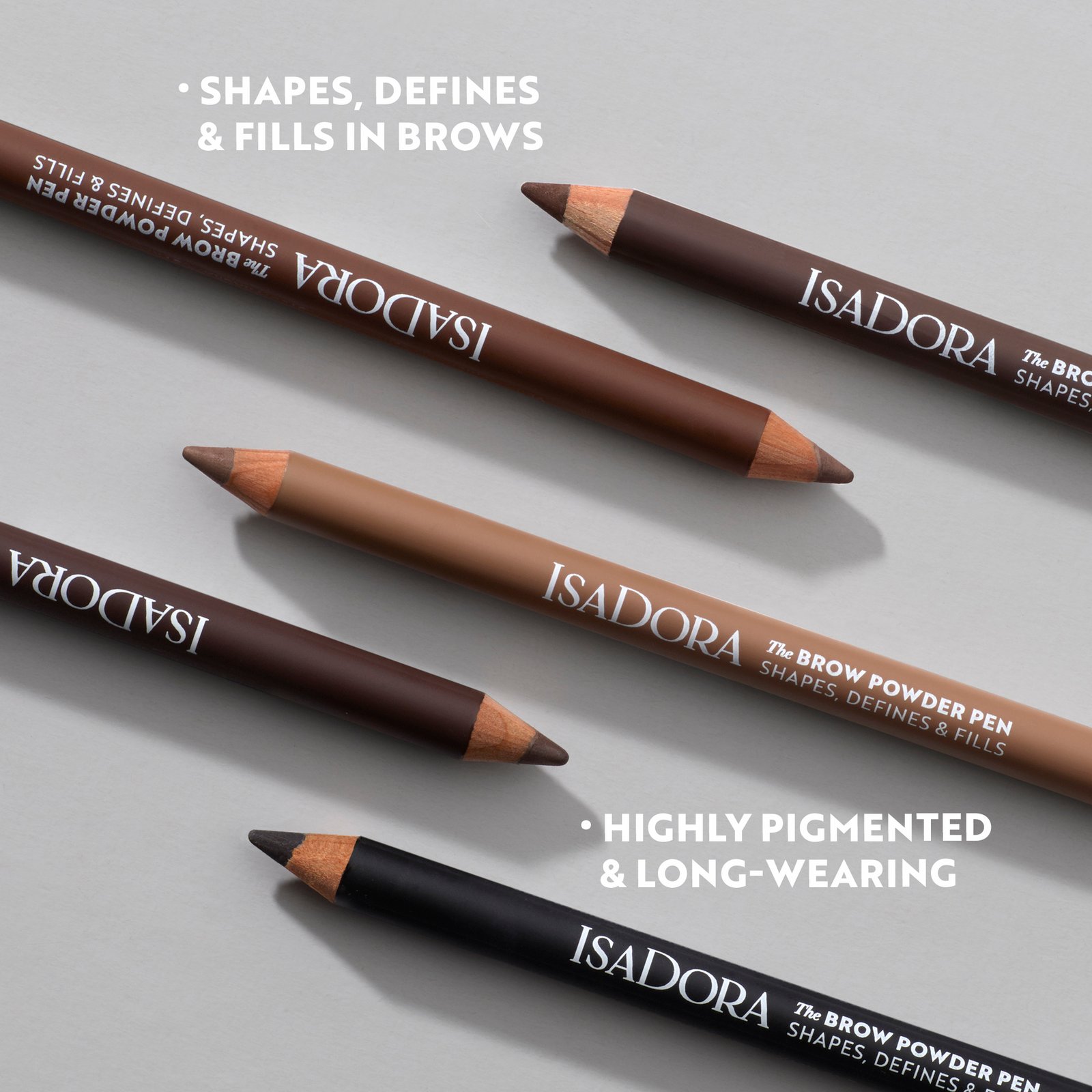 IsaDora The Brow Powder Pen Shapes, Defines & Fills 04 Light Brown