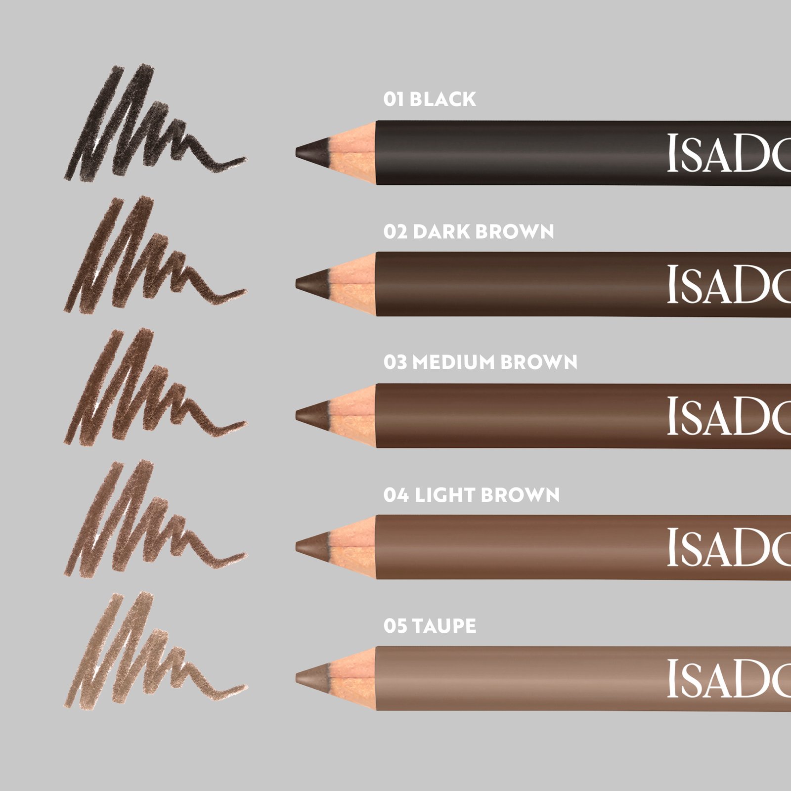 IsaDora The Brow Powder Pen Shapes, Defines & Fills 04 Light Brown