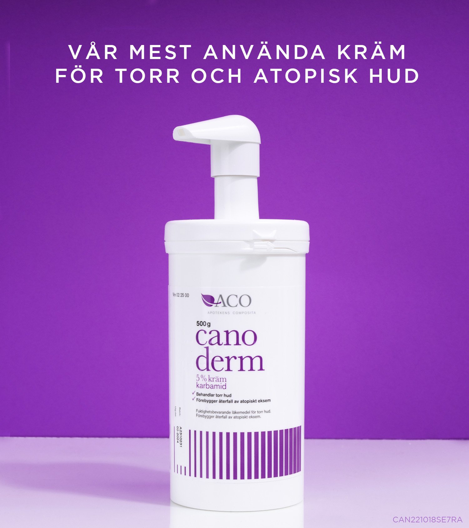 Canoderm Kräm Torr & Atopisk Hud 500 g