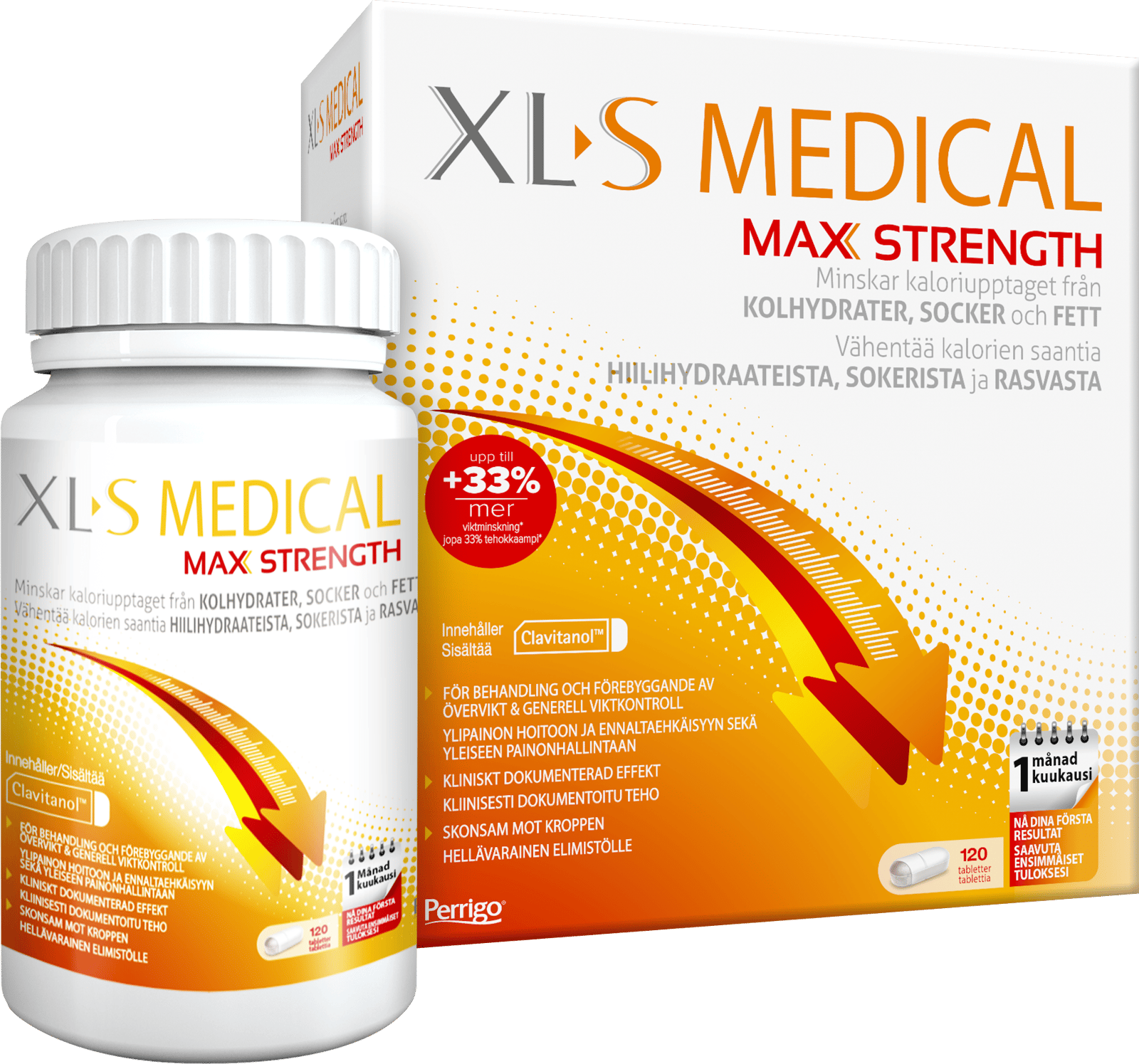 Xl-S Medical Max Strength Viktminskning 120 tabletter