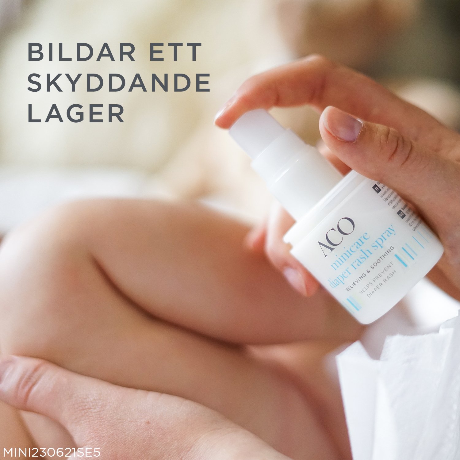 Minicare Diaper Rash Spray Förebygger Röd Stjärt 50ml