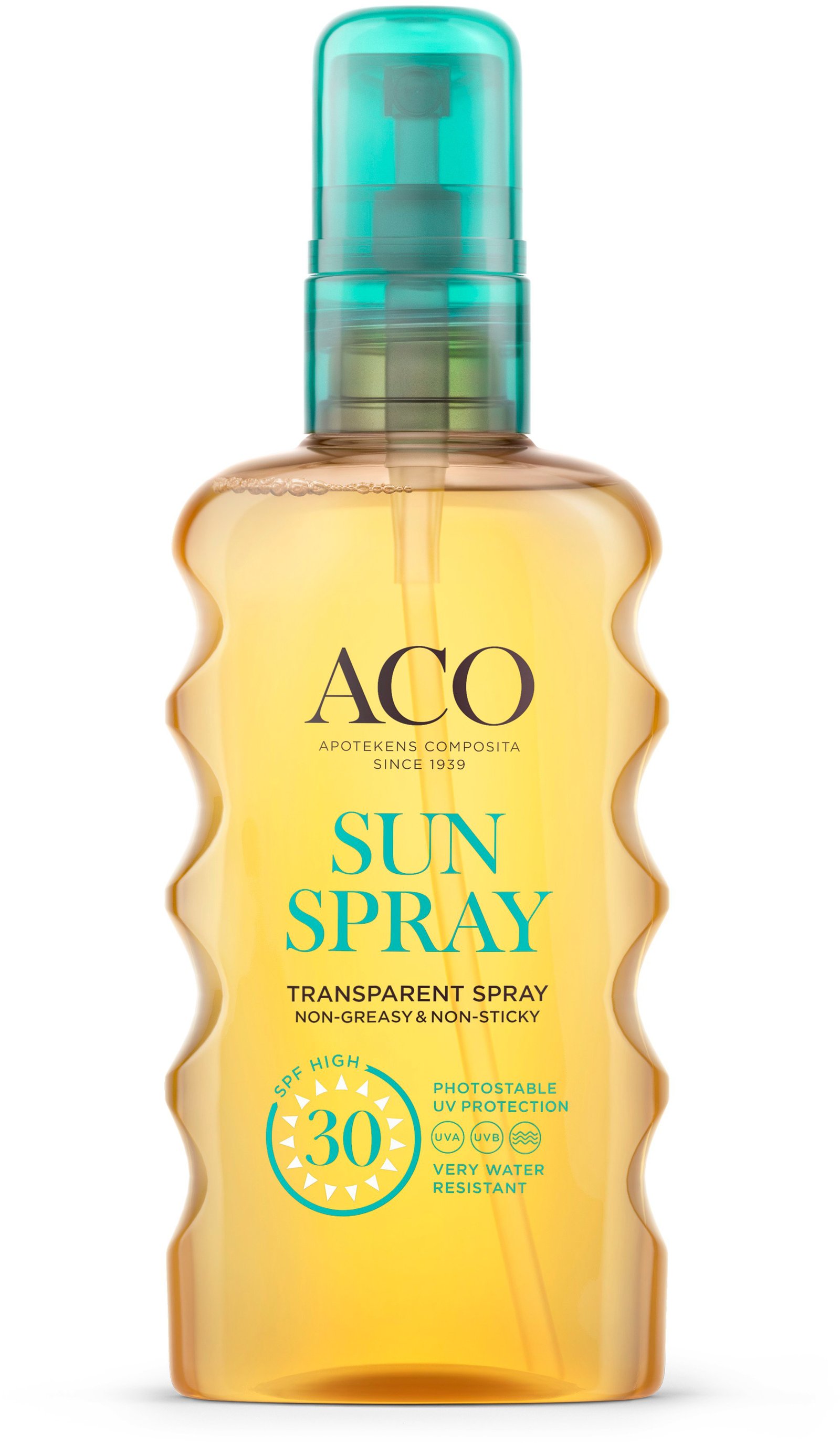 Aco Sun Transparent Spray SPF30 Solskydd Kropp 175 ml