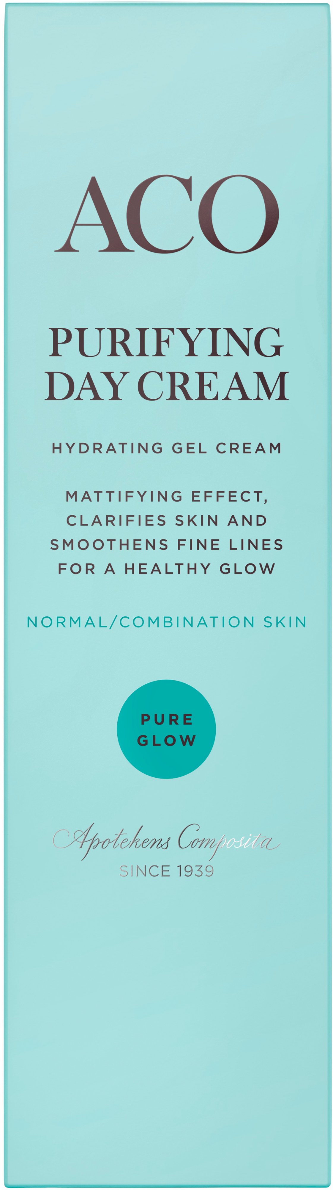 ACO Face Pure Glow Purifying Day Cream Dagkräm 50ml