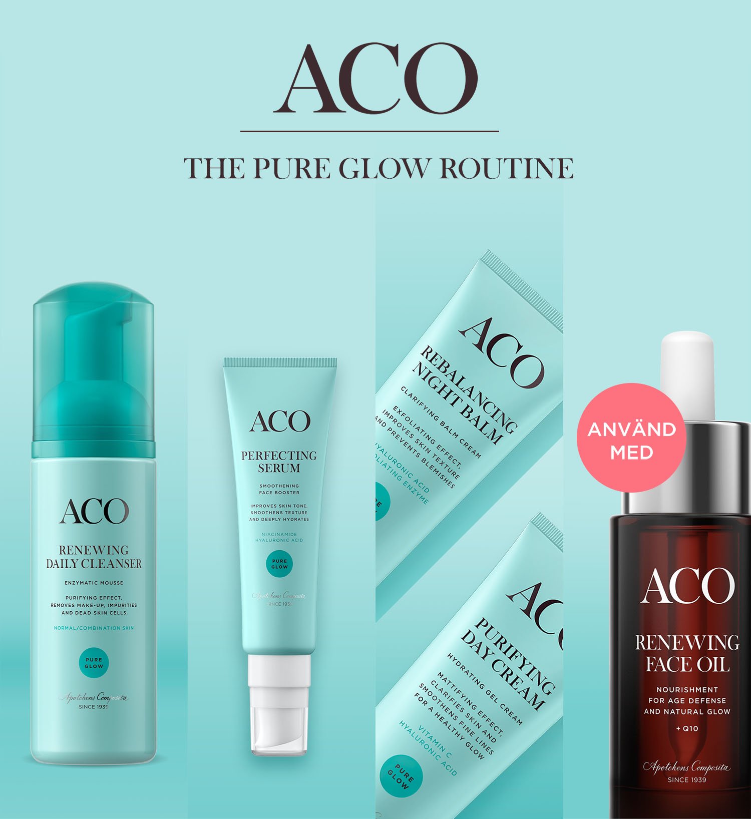 ACO Face Pure Glow Purifying Day Cream Dagkräm 50ml