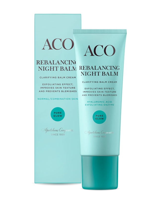 ACO Face Pure Glow Rebalancing Night Balm Nattkräm 50 ml