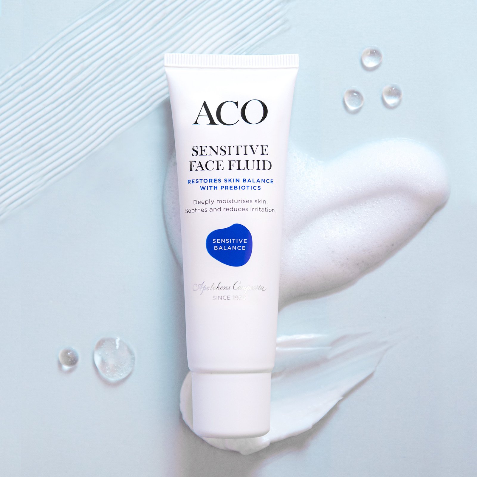 Aco Sensitive Balance Face Fluid Ansiktskräm 50 ml