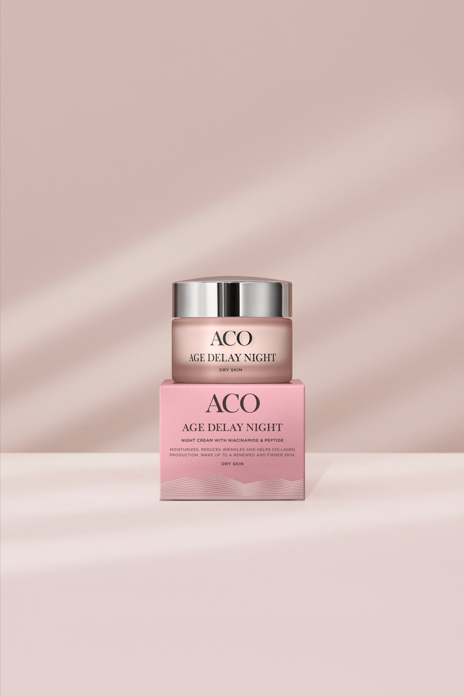 Aco Face Age Delay Night Cream Dry Skin Anti-Age Nattkräm 50ml