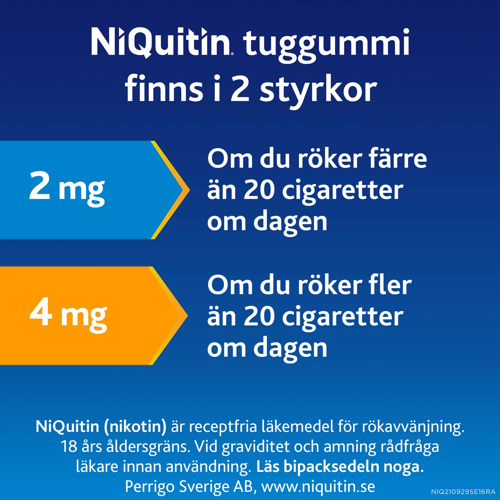 NiQuitin Mint 2 mg Medicinskt Nikotintuggummi 200 st