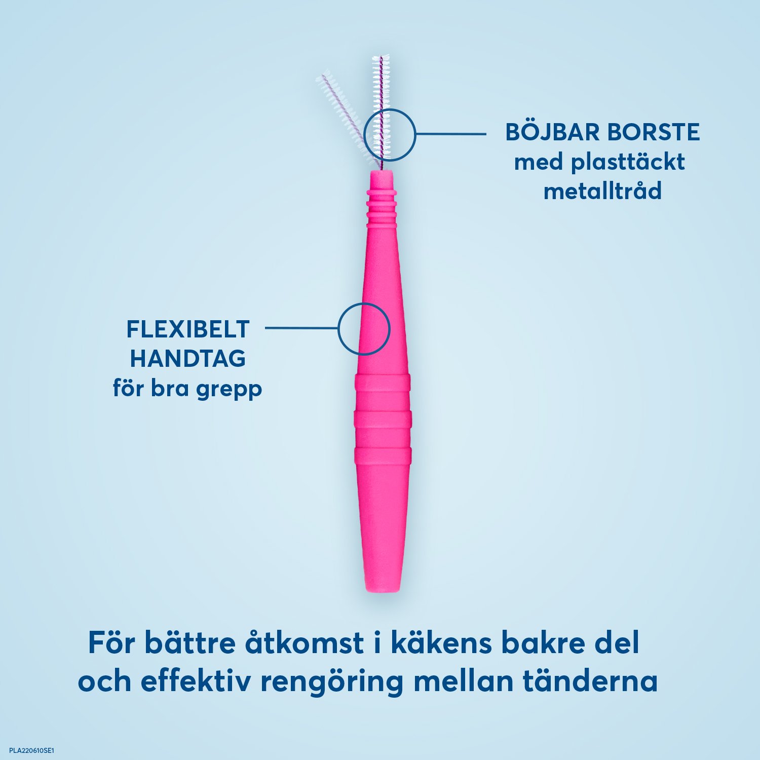 Plackers Dental Brush Mellanrumsborste Rosa XS (0,4 mm) 24 st