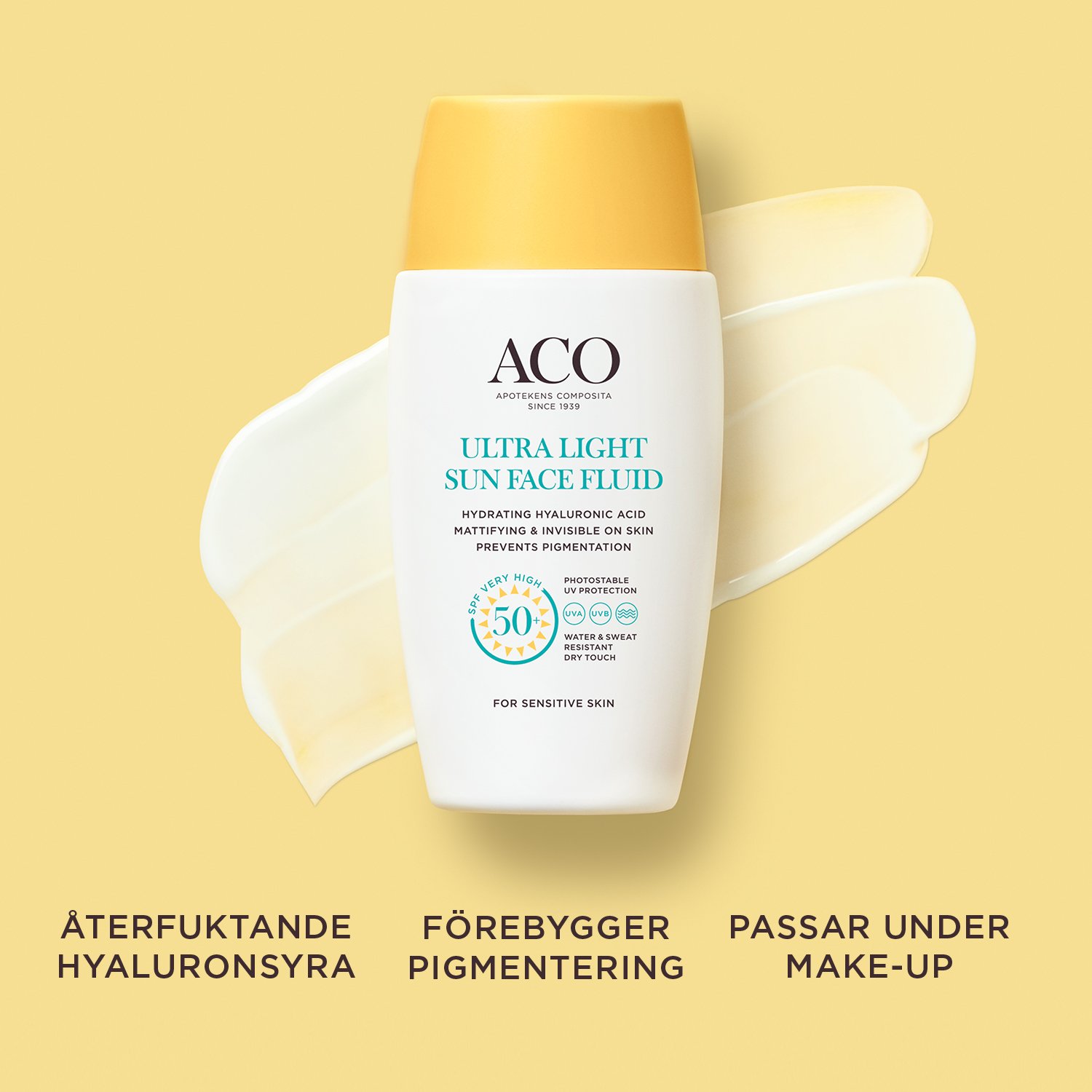 ACO Sun Ultra Light Face Fluid SPF50+ 40 ml