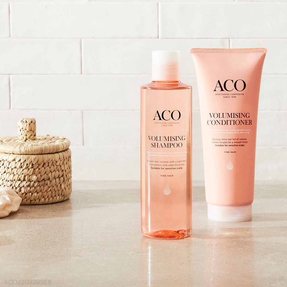 ACO Hair Care Volumising Shampoo, Volymgivande Schampo 250 ml