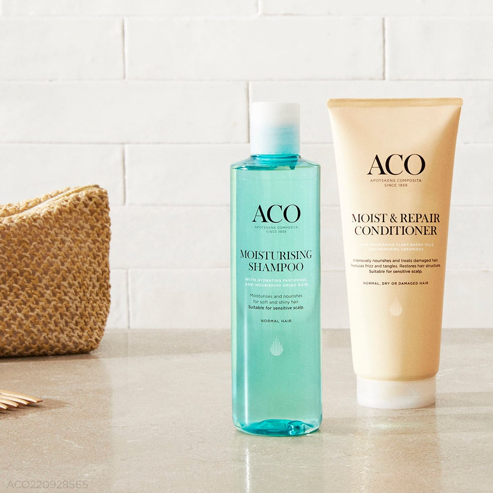 ACO Hair Care Moisturising Shampoo, Återfuktande Schampo 250 ml