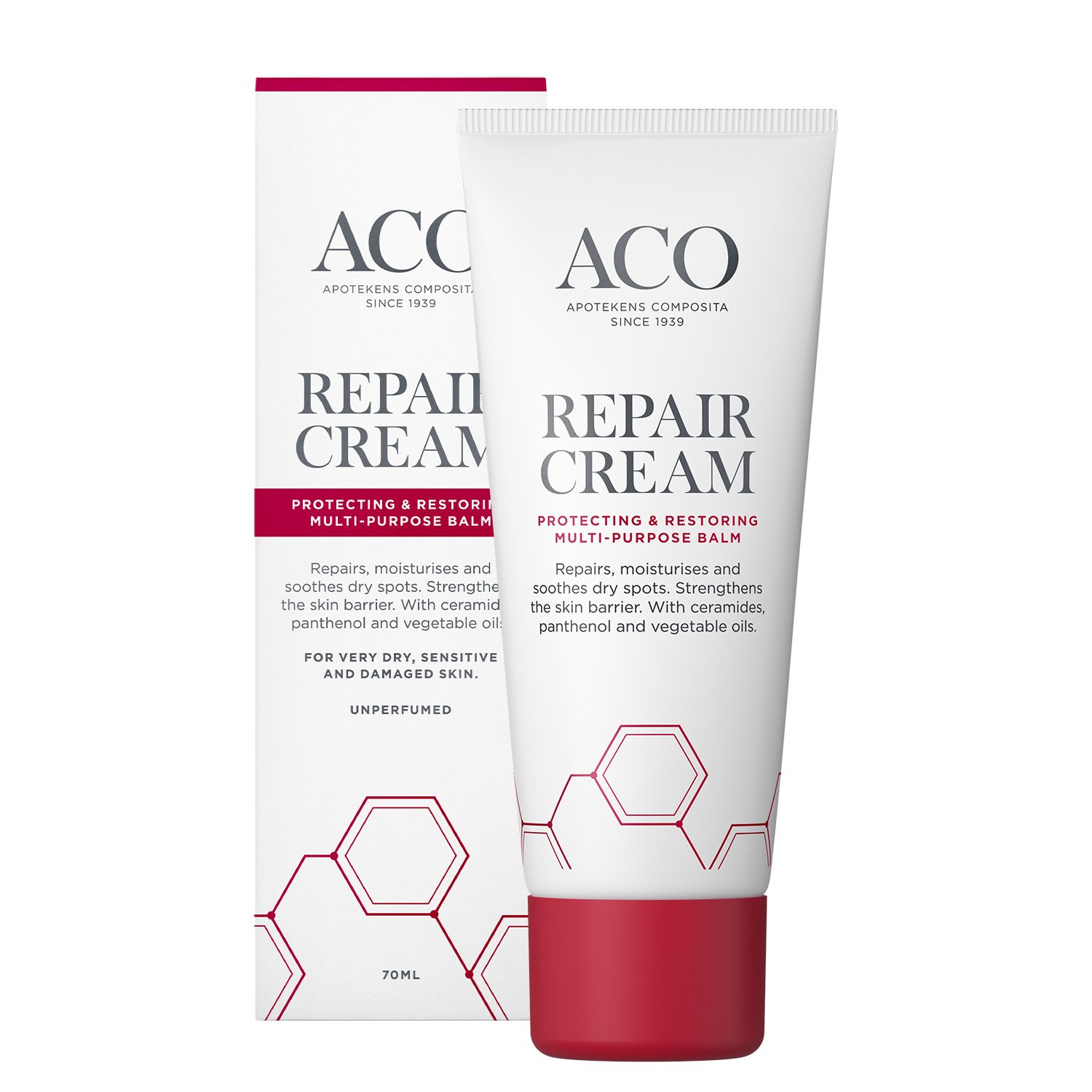 ACO Repair Cream Oparfymerad 70 ml
