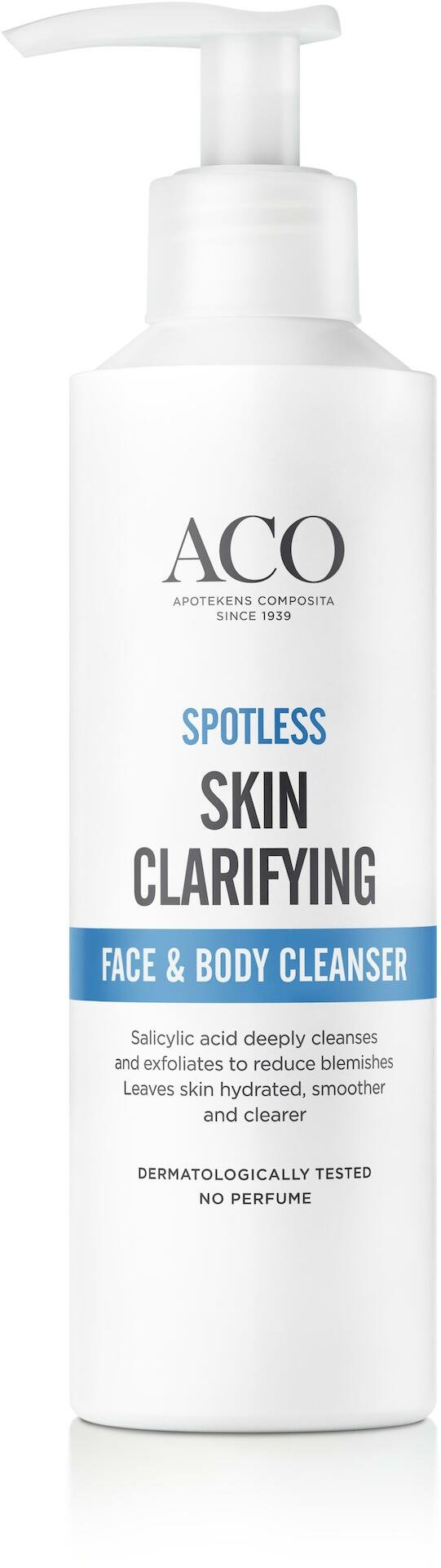 ACO Spotless Skin Clarifying Face & Body Cleanser 200 ml