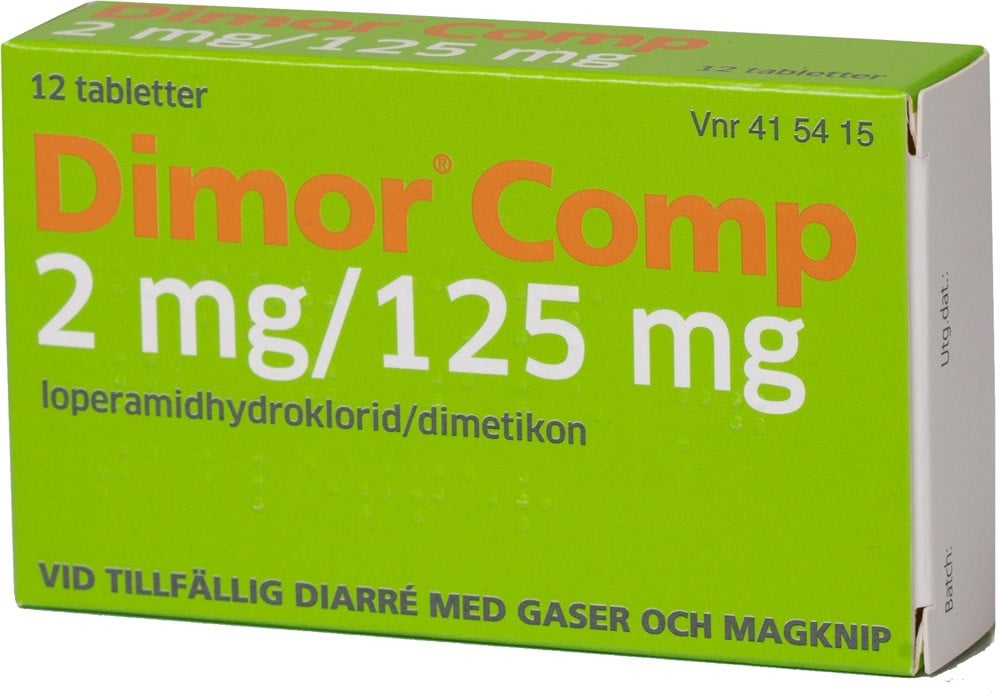 Dimor Comp tabletter 2mg/125mg, 12 st
