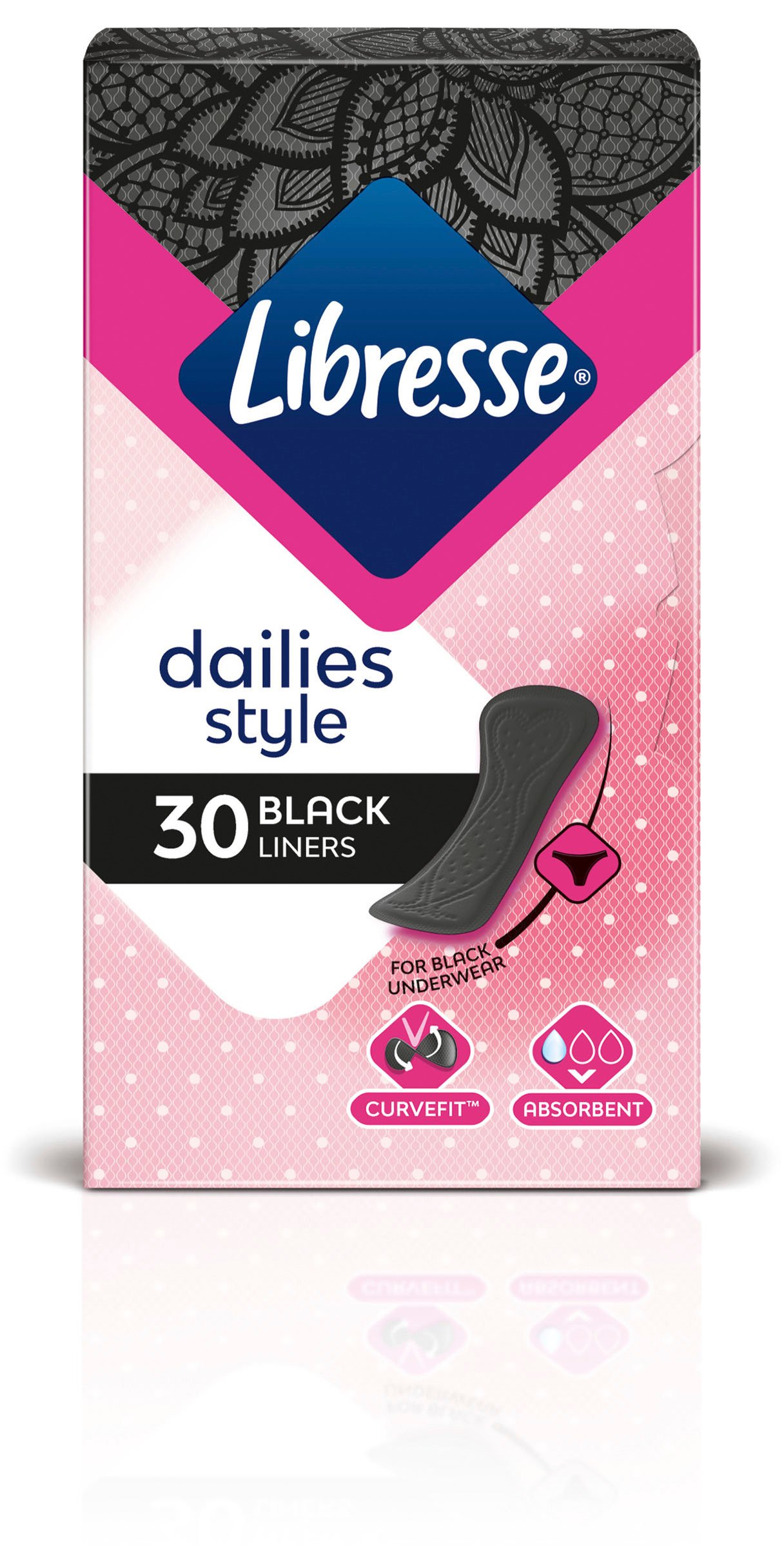 Libresse Dailies Style Black Normal Trosskydd 30 st