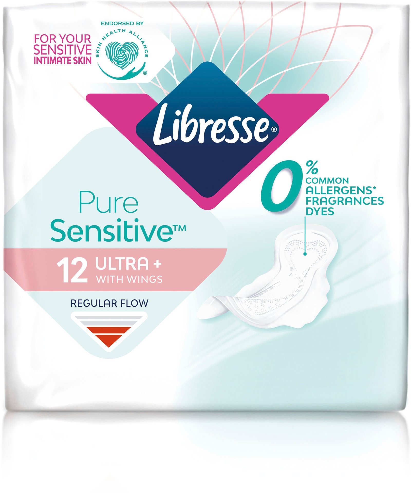 Libresse Pure Sensitive Ultra Normal Wing 12 st