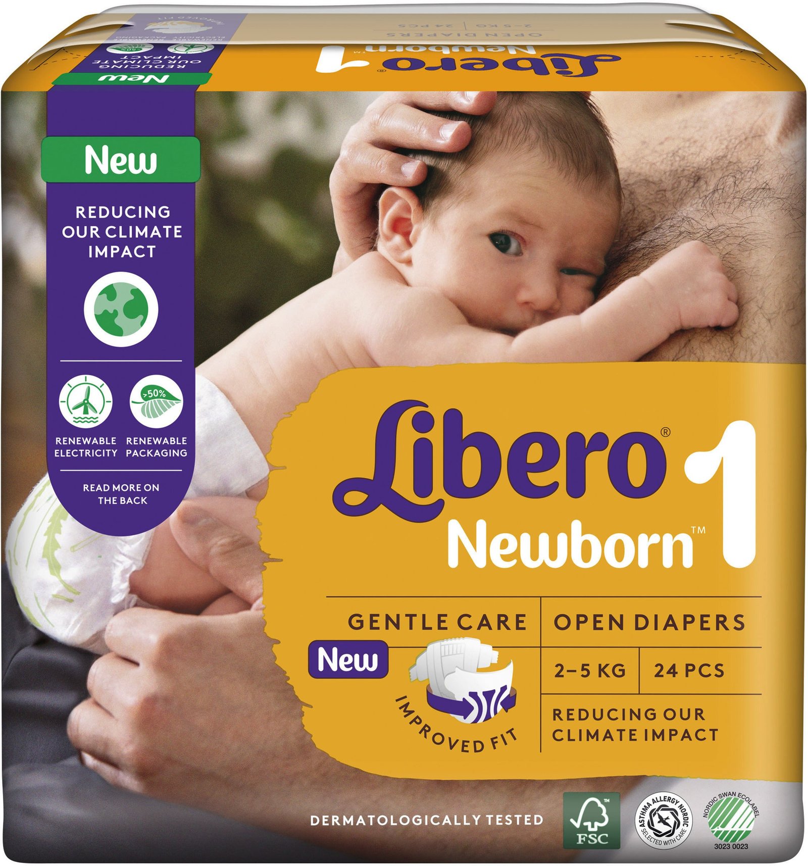 Libero Newborn 1 (2–5 kg) 24 st