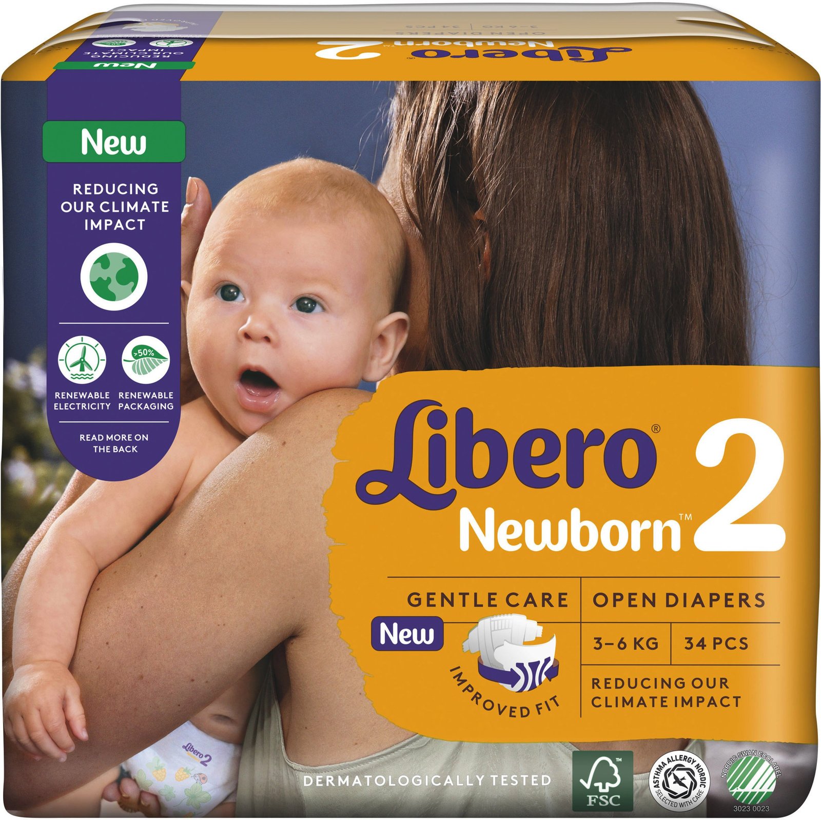 Libero Newborn 2 (3–6 kg) 34 st